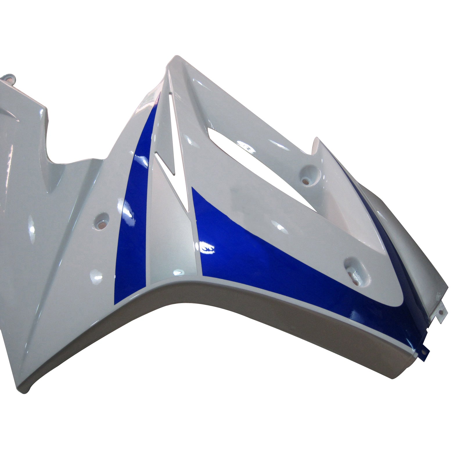 Amotopart 2006-2008 Triumph Daytona 675 Silver White Blue Fairing Kit