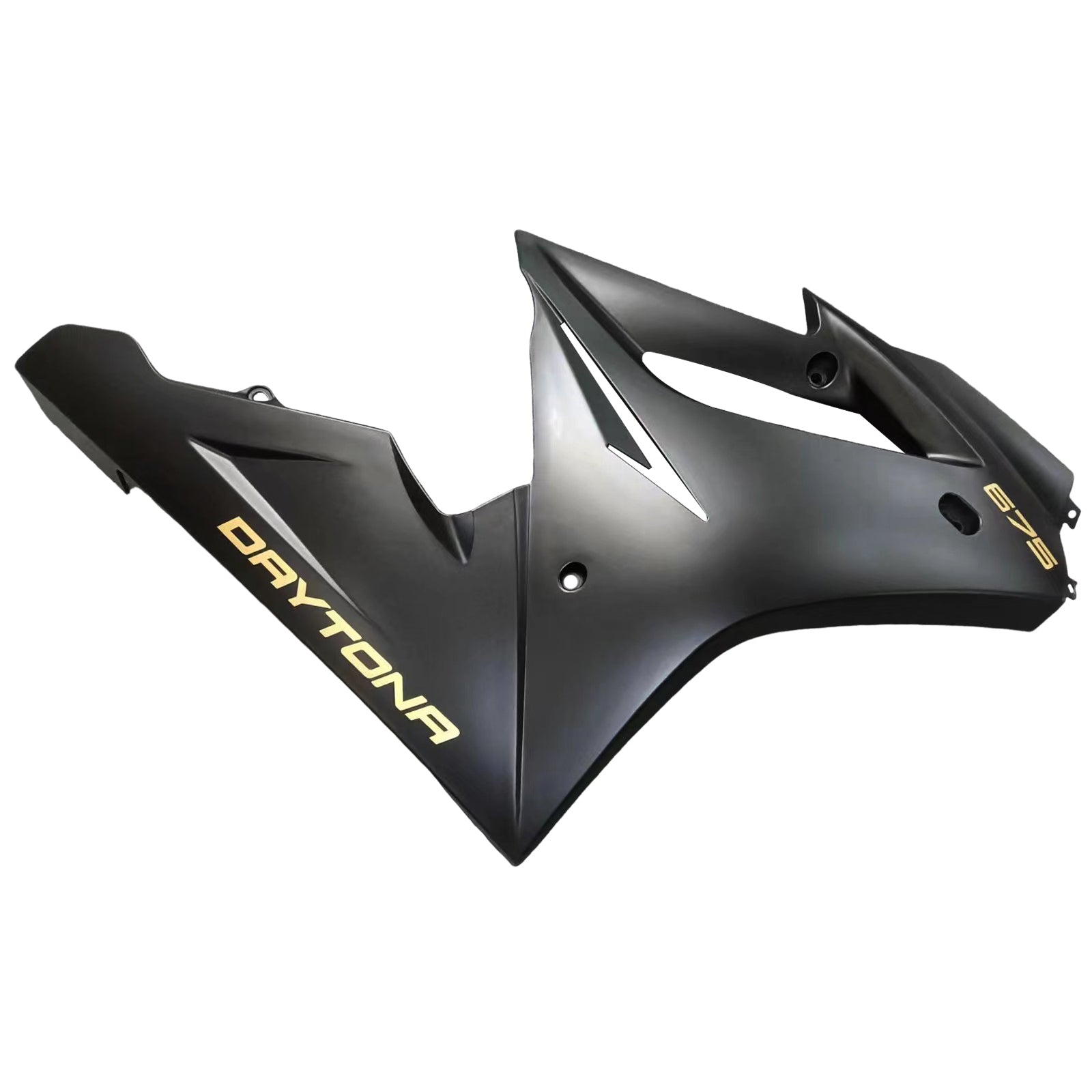 Amotopart 2006-2008 Triumph Daytona 675 Black with Logo Fairing Kit