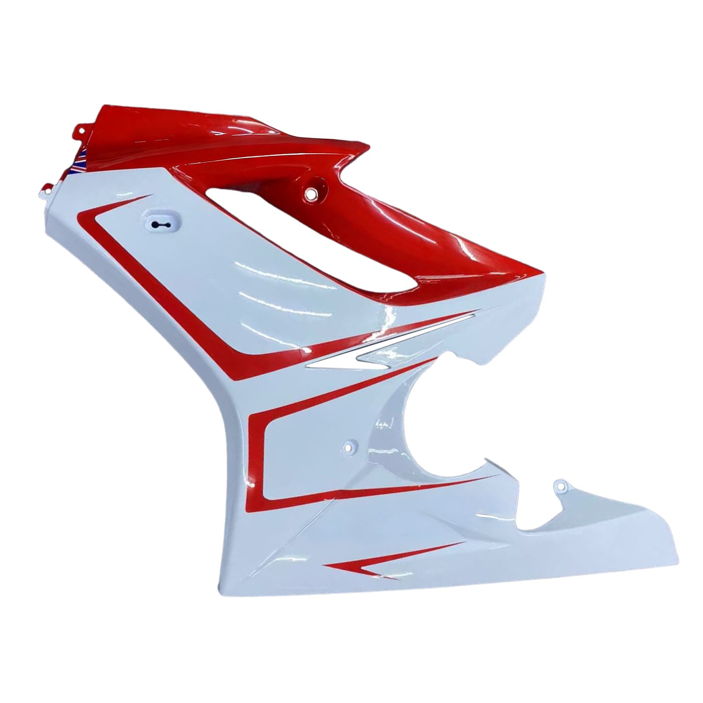 Amotopart 2006-2008 Triumph Daytona 675 Red&White Style2 Fairing Kit