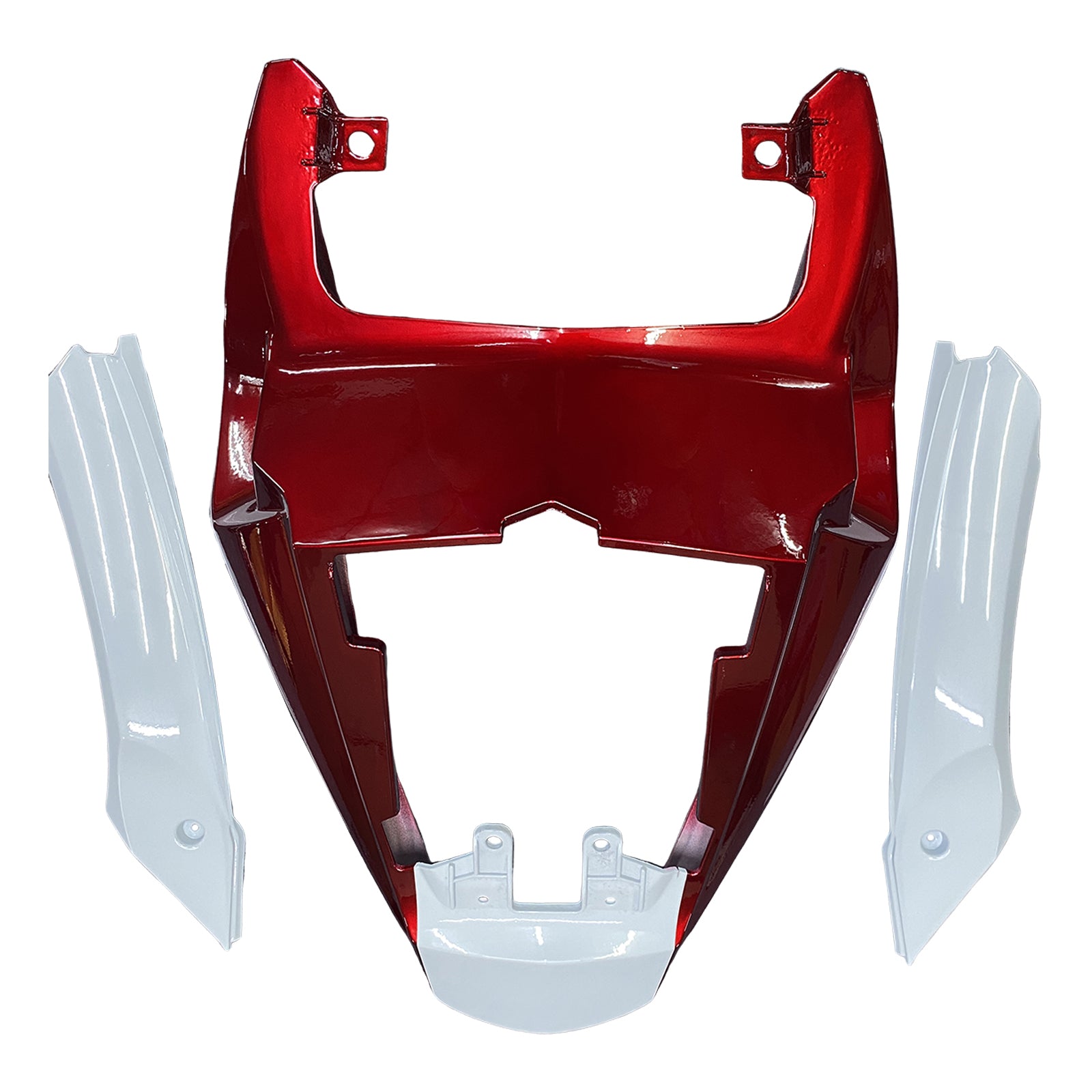 Amotopart 2006-2008 Triumph Daytona 675 Red&White Style1 Fairing Kit