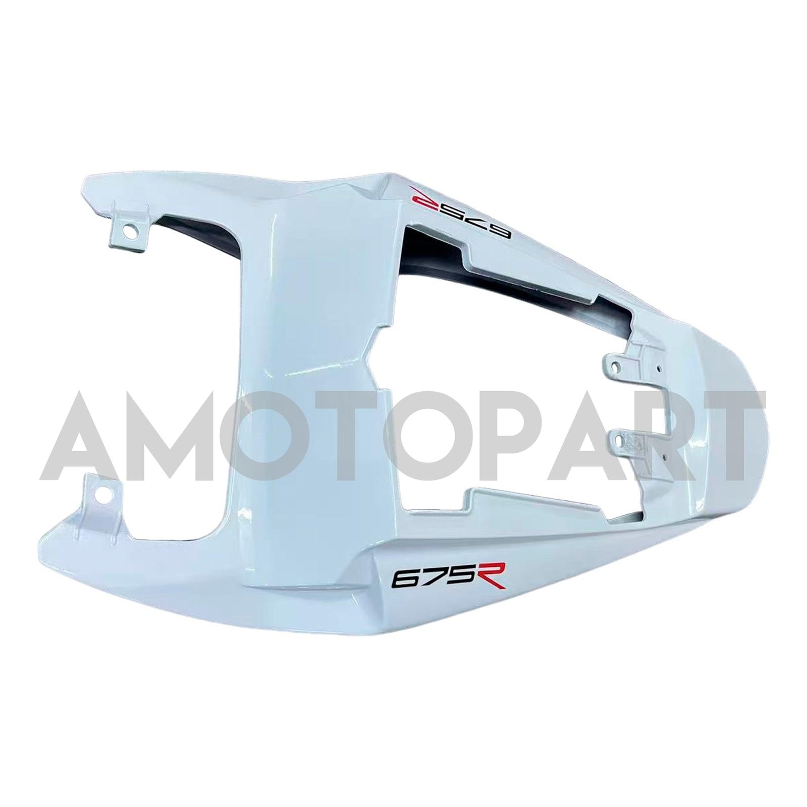 Amotopart 2006-2008 Triumph Daytona 675 Schwarz&Weißes Style4-Verkleidungskit