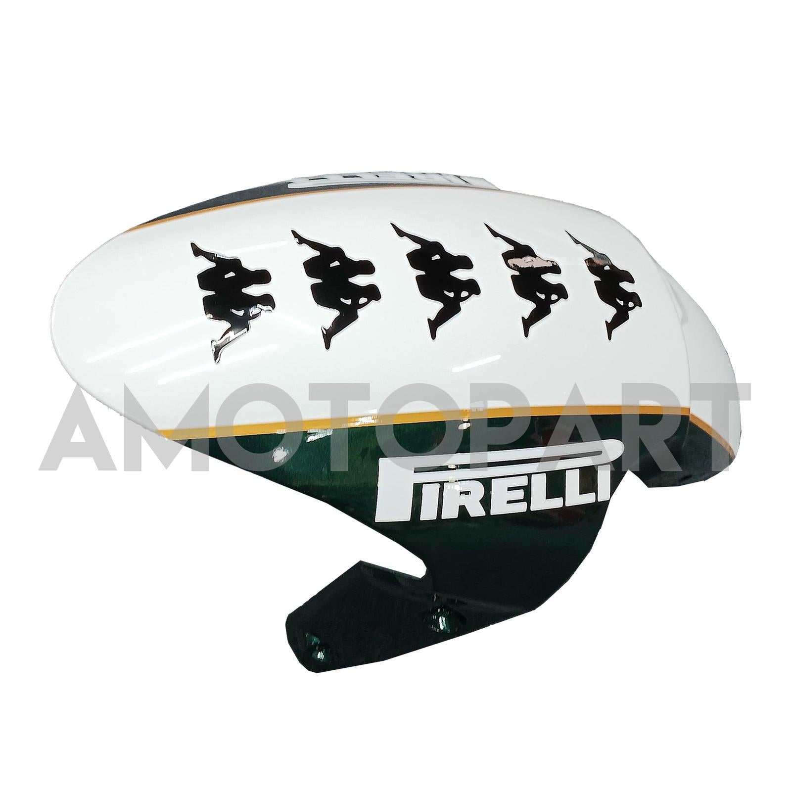 Amotopart 2006-2008 Triumph Daytona 675 Black & White Style 6 Fairing Kit