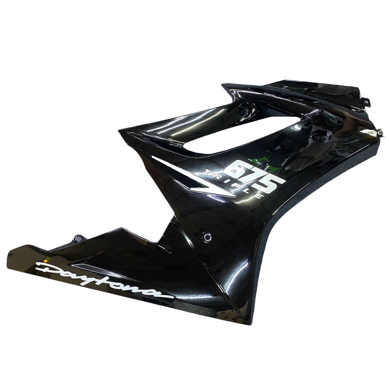 Amotopart 2006-2008 Triumph Daytona 675 Black Style4 Kit de carénage