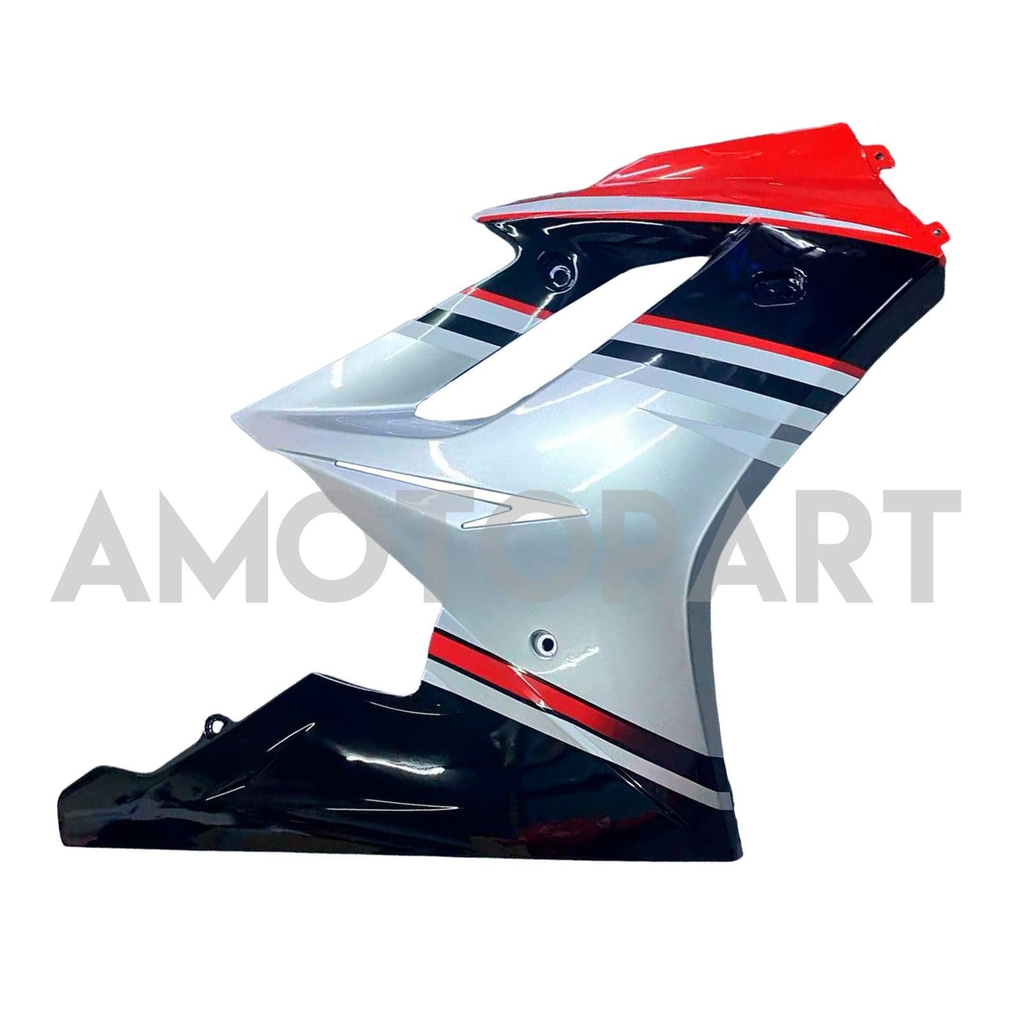 Amotopart 2006-2008 Triumph Daytona 675 Kit de carénage rouge blanc noir brillant