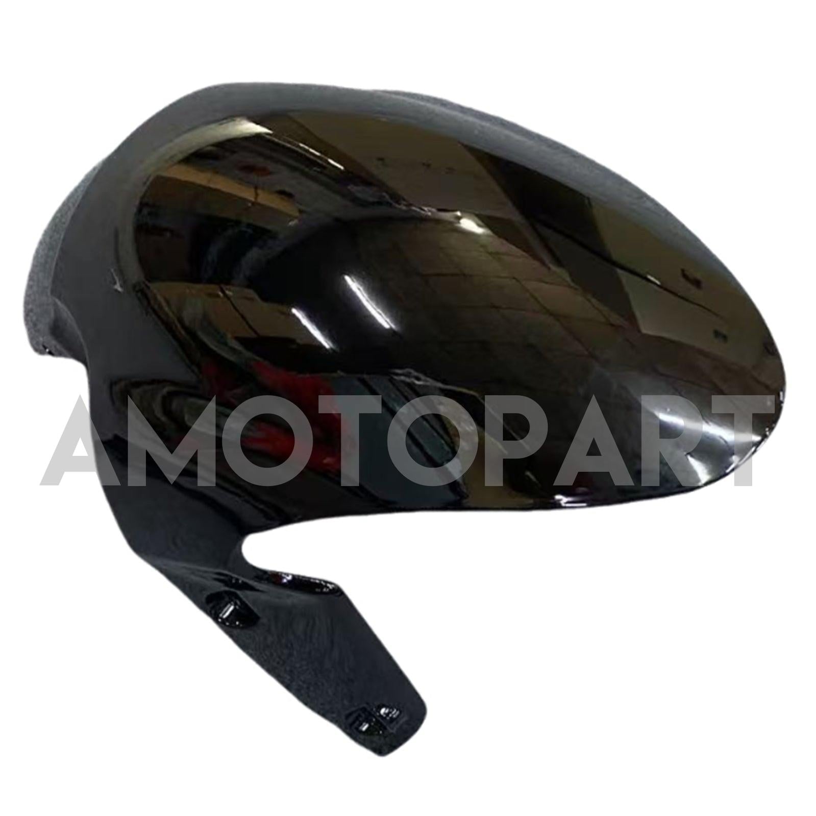 Amotopart 2006-2008 Triumph Daytona 675 Glänzende dunkelgrüne Schwarzverkleidung Kit