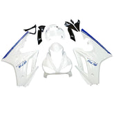 Amotopart 2009-2012 Triumph Daytona 675 Fairing White&Blue Kit