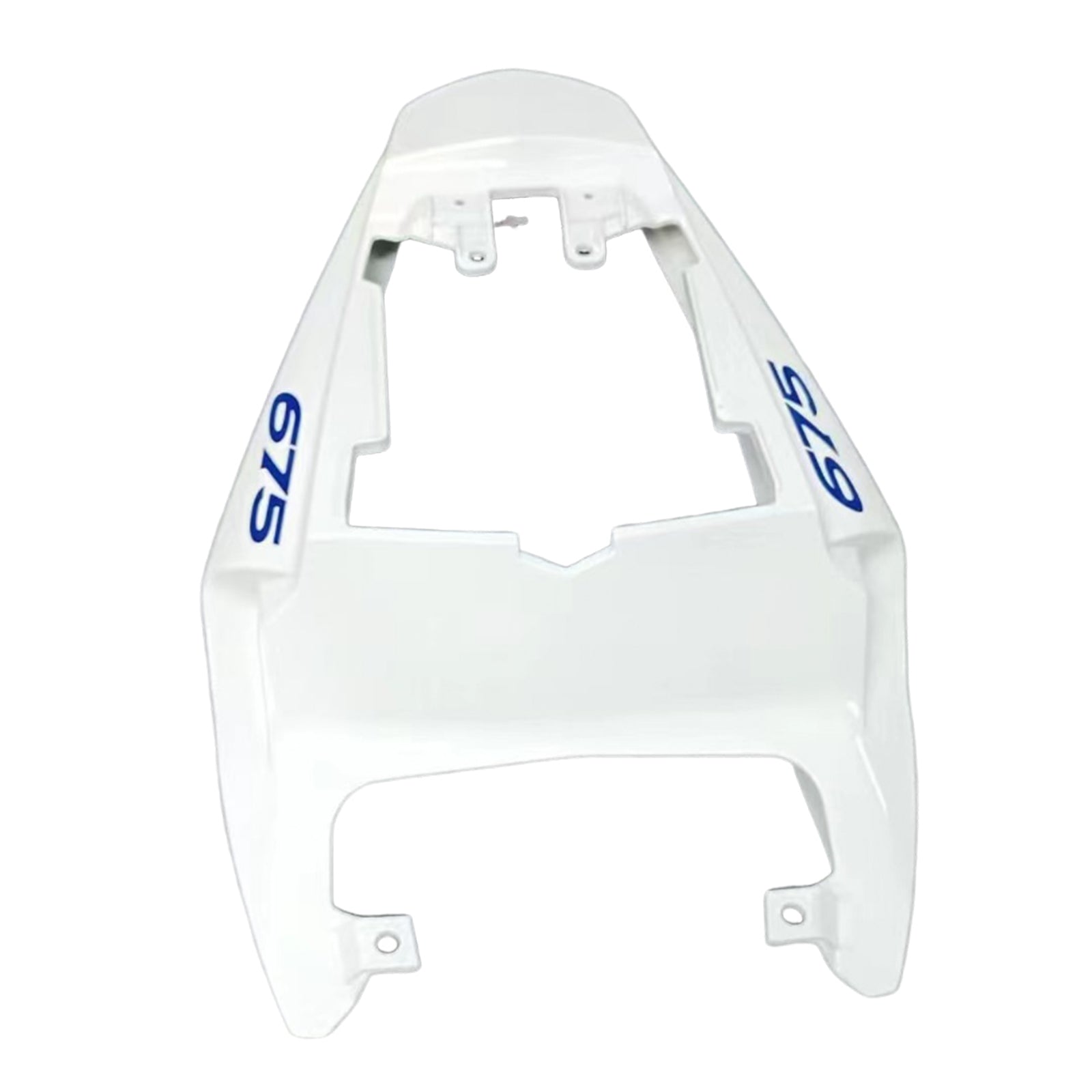 Amotopart 2009-2012 Triumph Daytona 675 Fairing White&Blue Kit