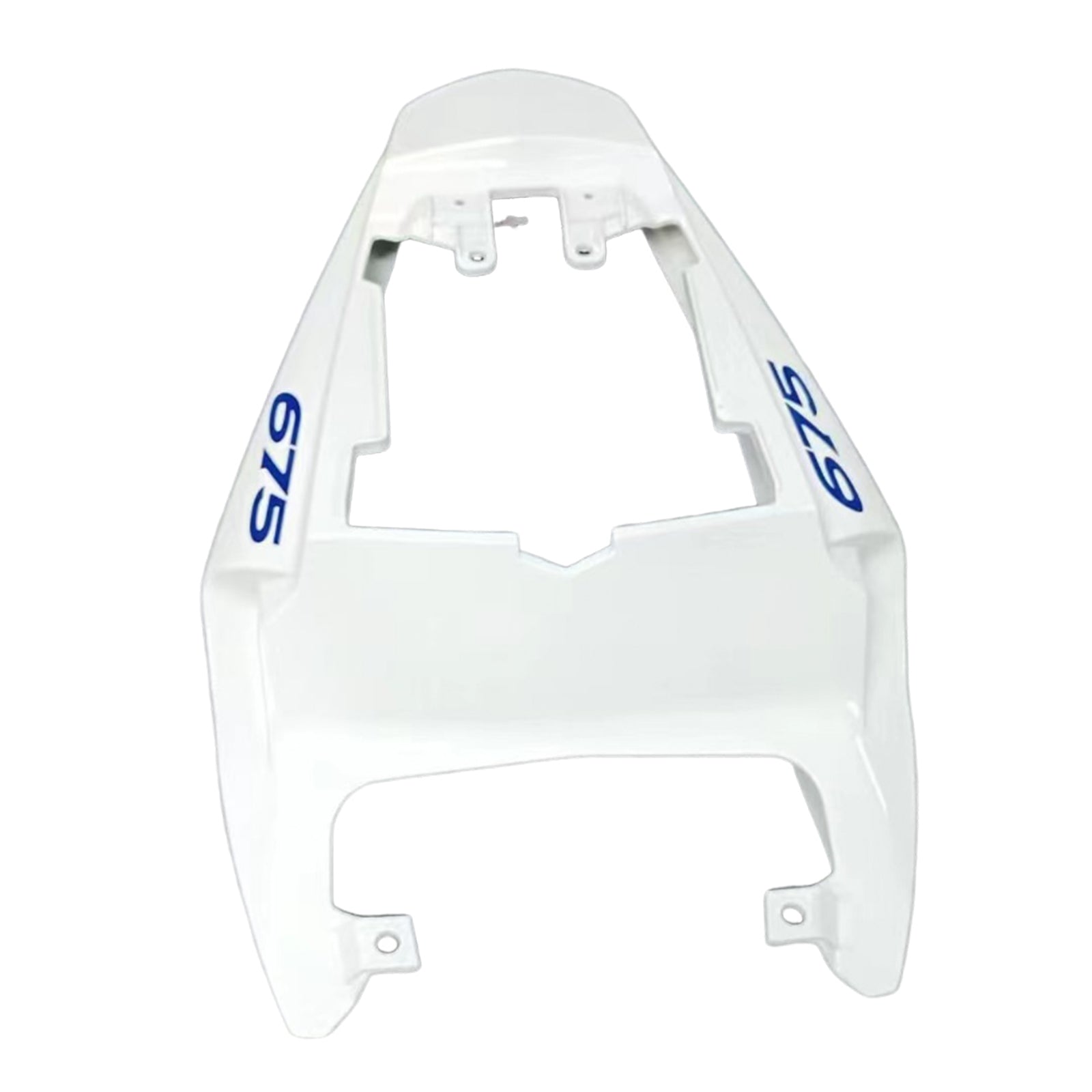 Amotopart 2009-2012 Triumph Daytona 675 Kit de carenado blanco y azul