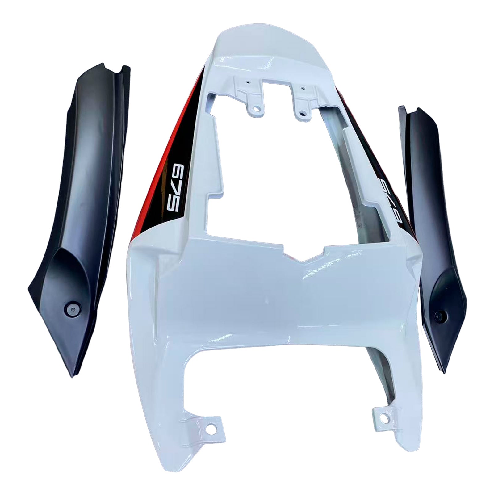 Amotopart 2009-2012 Triumph Daytona 675 Fairing White Kit