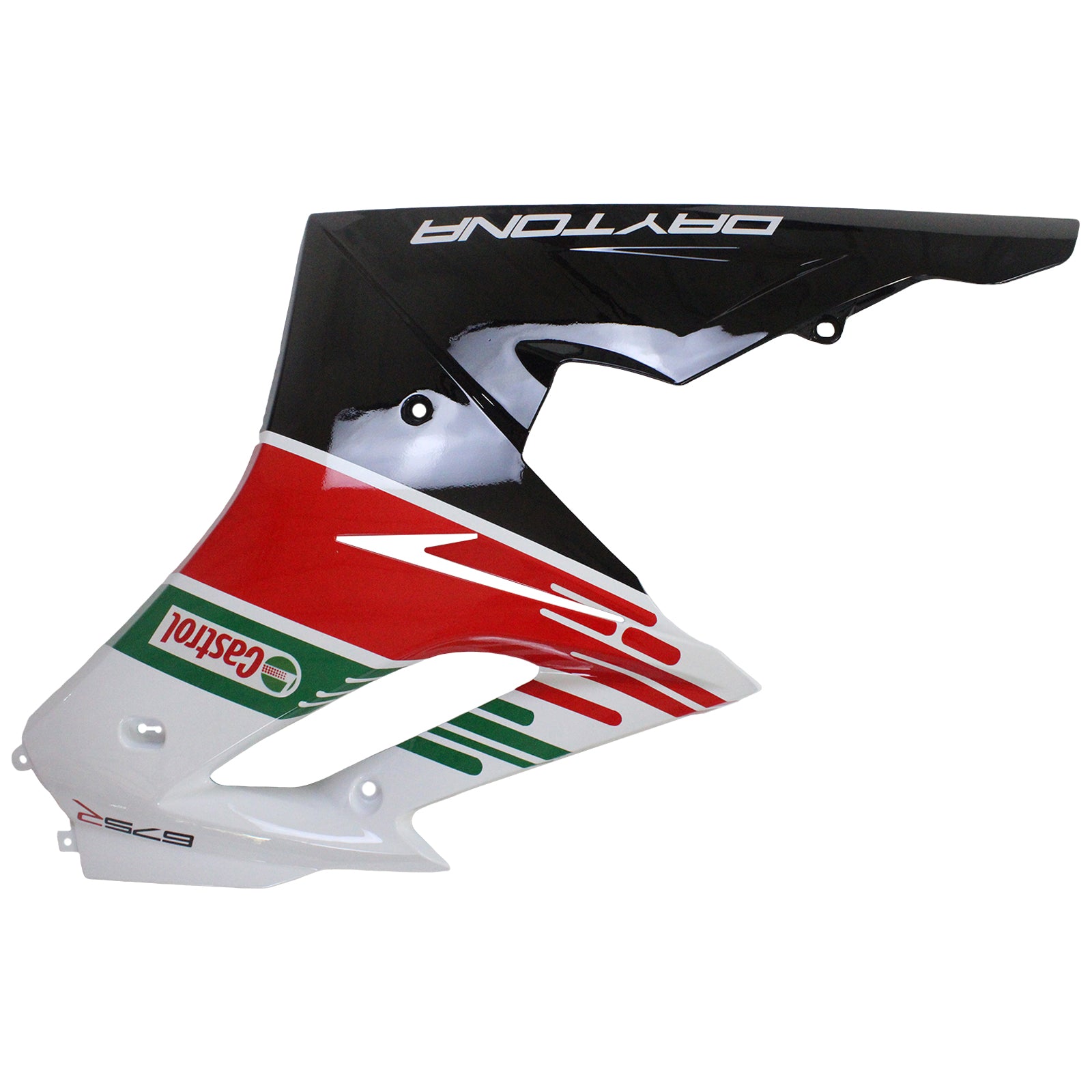 Amotopart 2009-2012 Triumph Daytona 675 Red&Green Fairing Kit