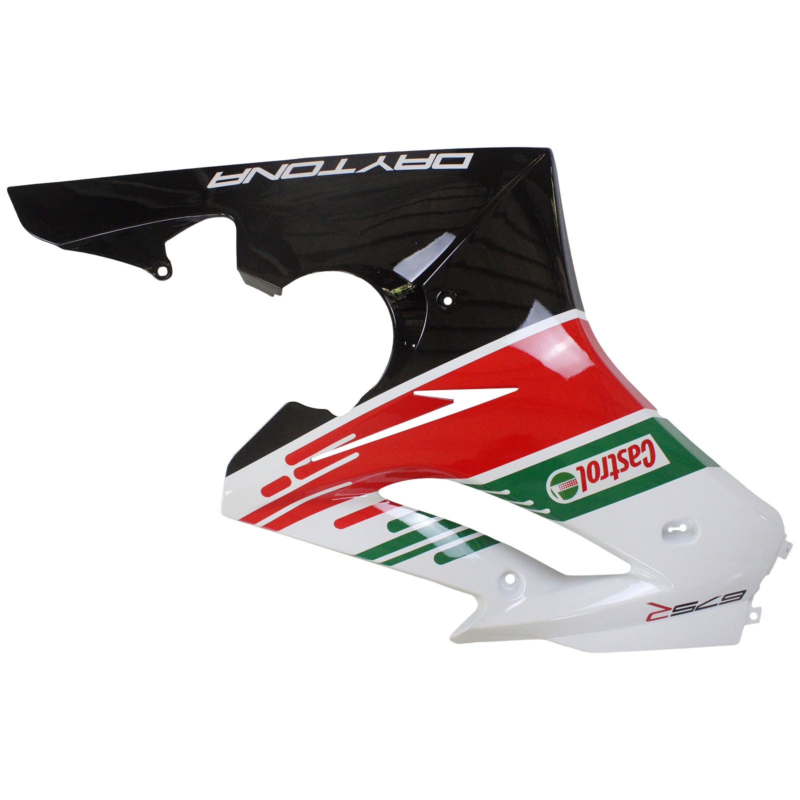 Amotopart 2009-2012 Triumph Daytona 675 Red&Green Fairing Kit