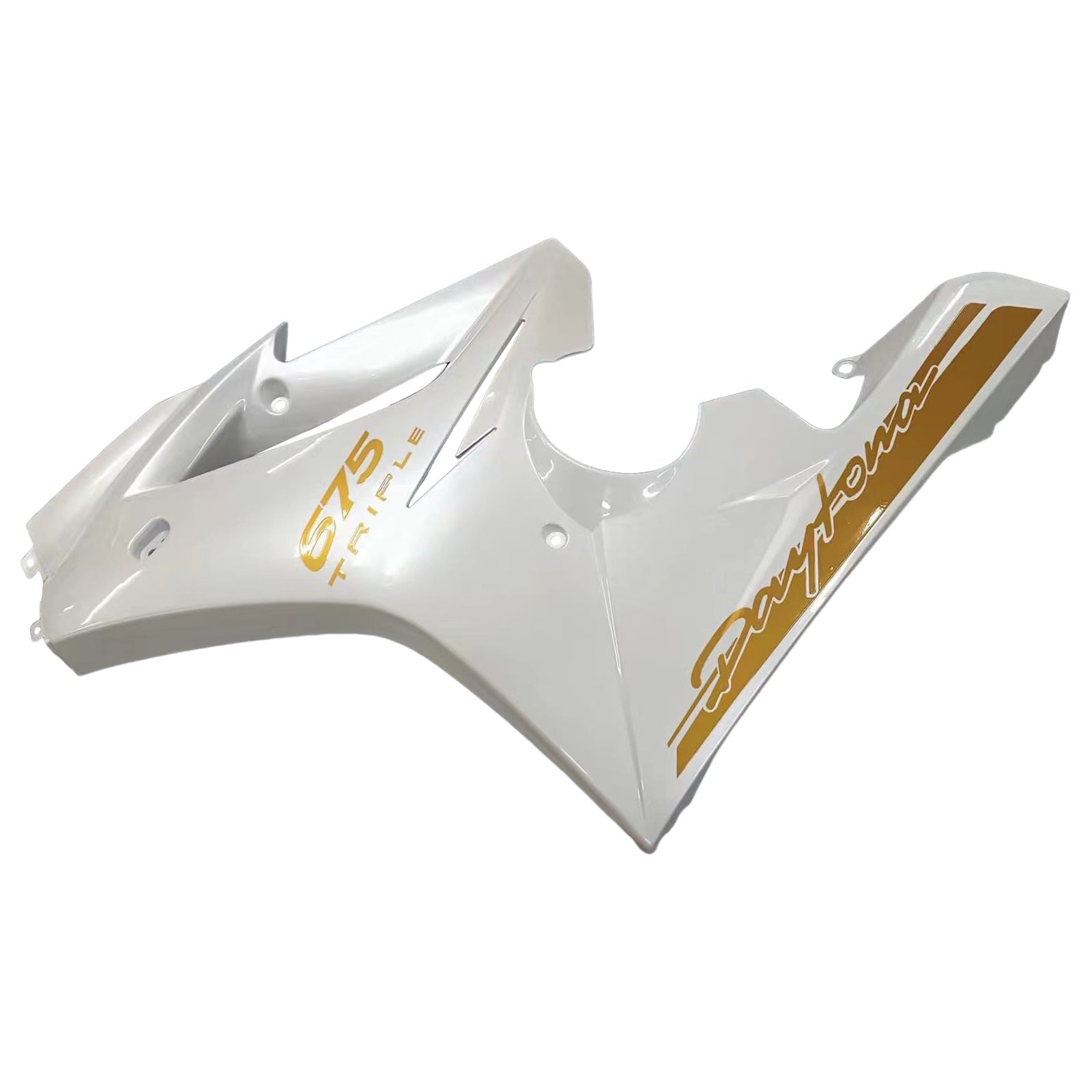 Amotopart 2009-2012 Triumph Daytona 675 White Fairing Kit