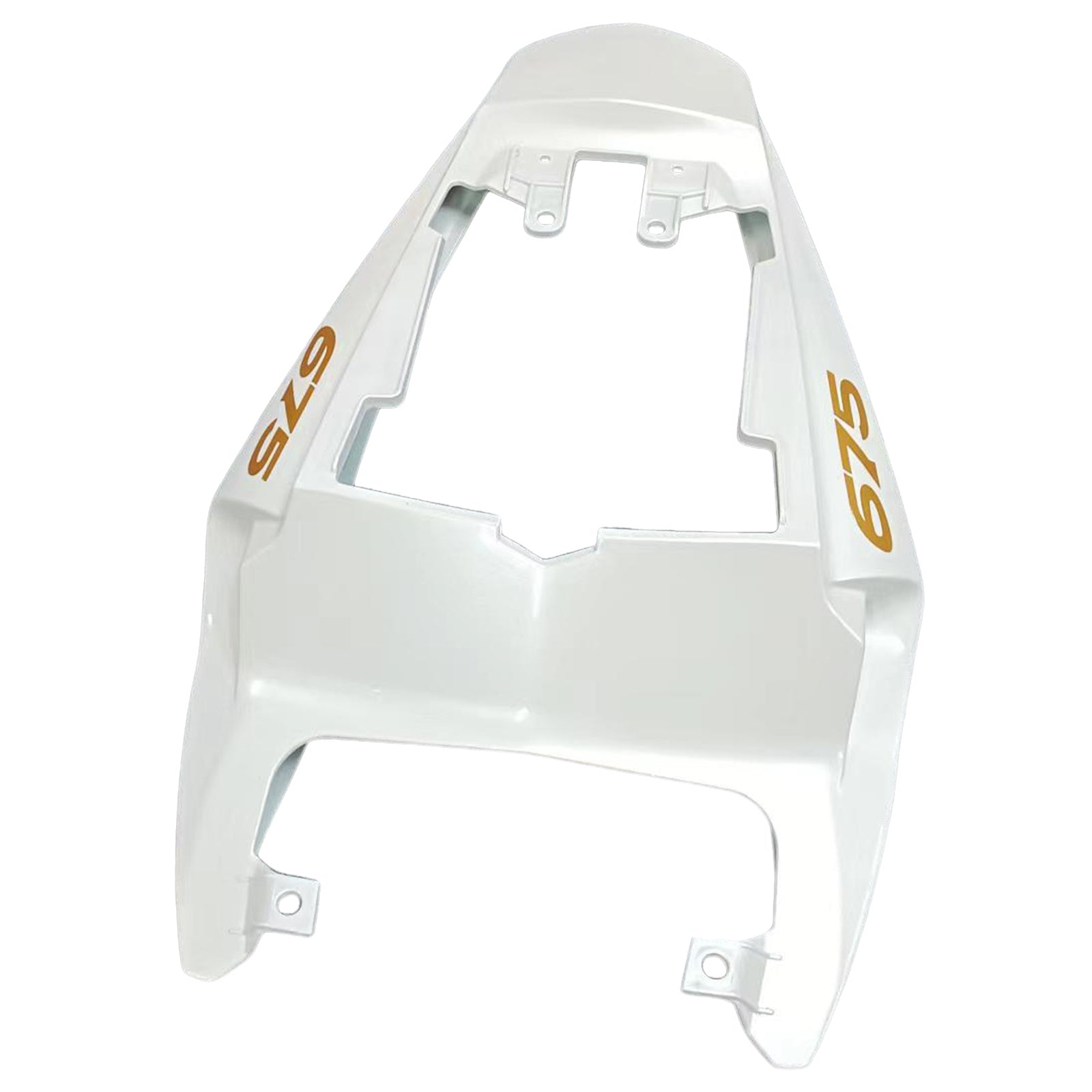 Amotopart 2009-2012 Triumph Daytona 675 White Fairing Kit