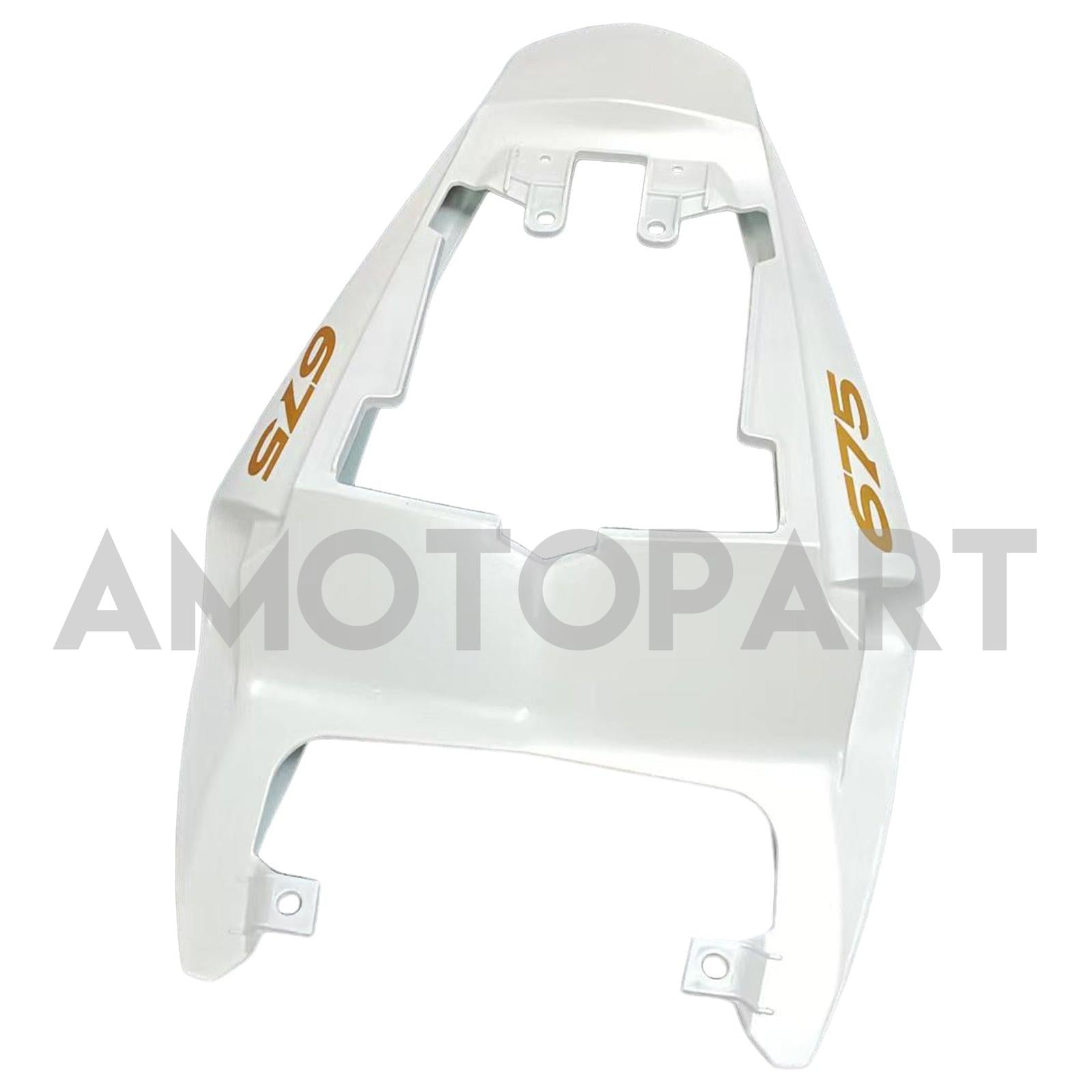 Amotopart 2009-2012 Triumph Daytona 675 White Fairing Kit