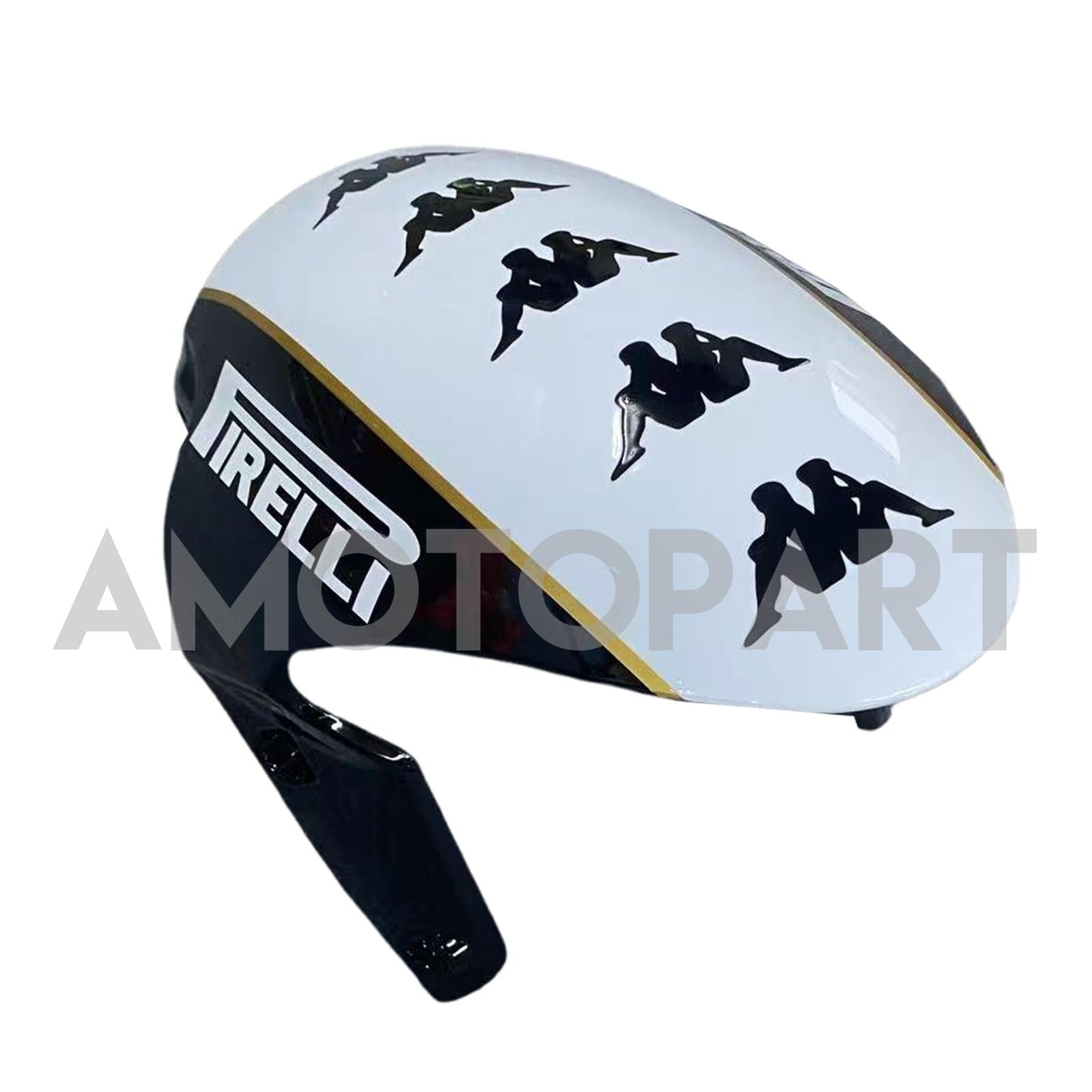 Amotopart 2009-2012 Triumph Daytona 675 White & Black Style1 Fairing Kit