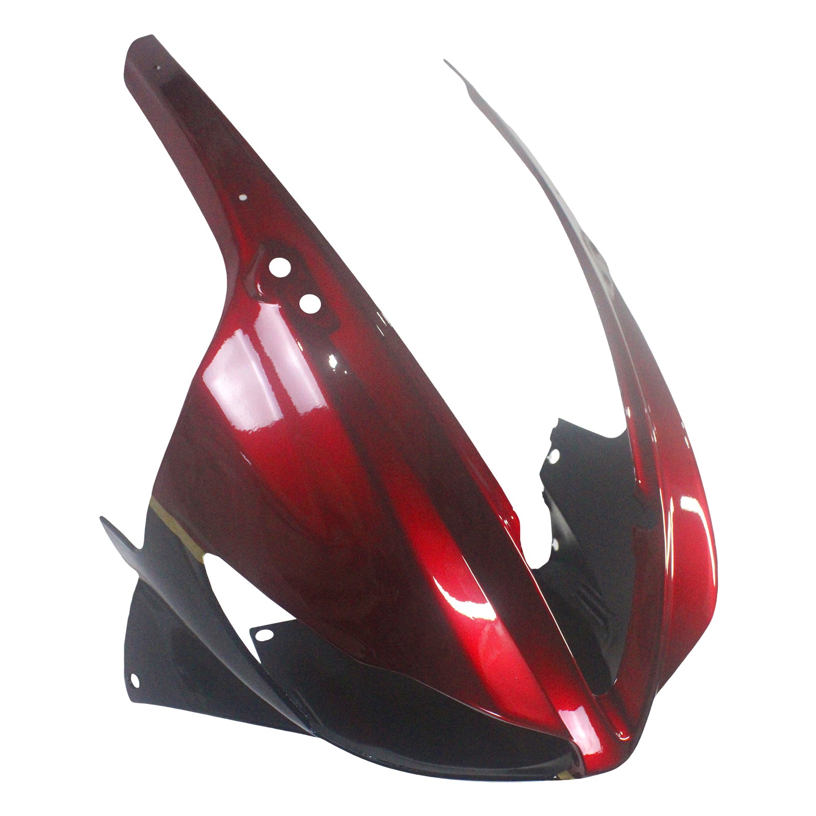 Amotopart 2009–2012 Triumph Daytona 675 rot-schwarzes Verkleidungsset