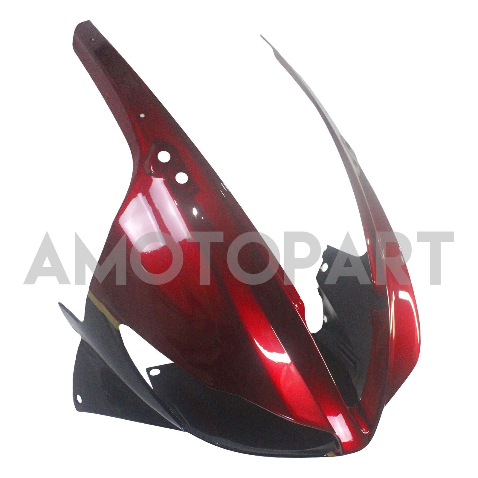 Amotopart 2009-2012 Triumph Daytona 675 Red & Black Fairing Kit