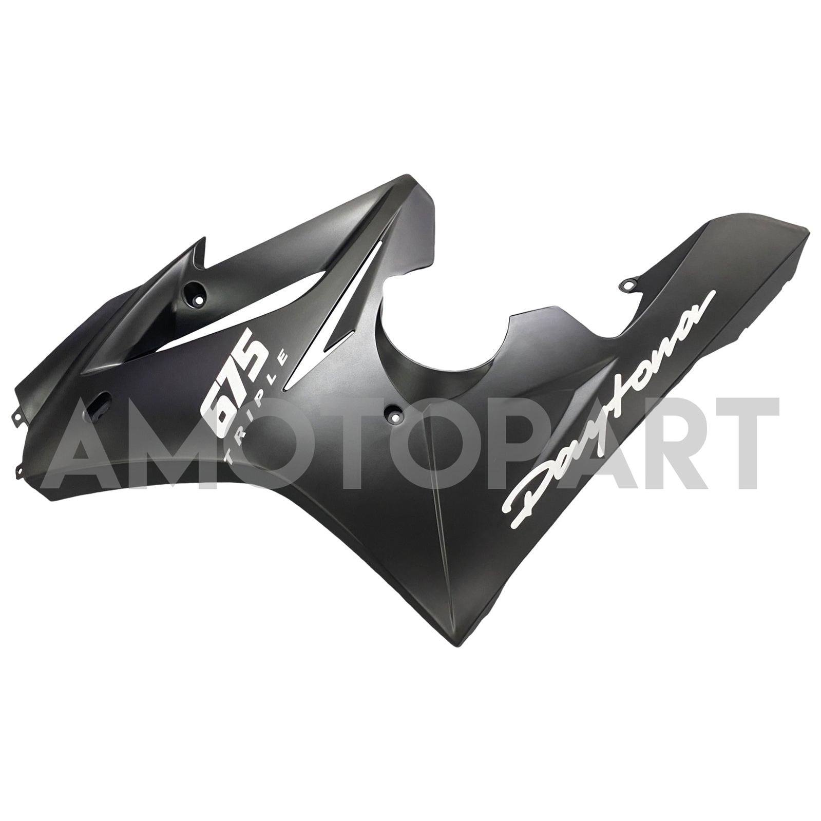 AMOTOPT 2009-2012 Triumph Daytona 675 Black Style2 Kit de carenagem