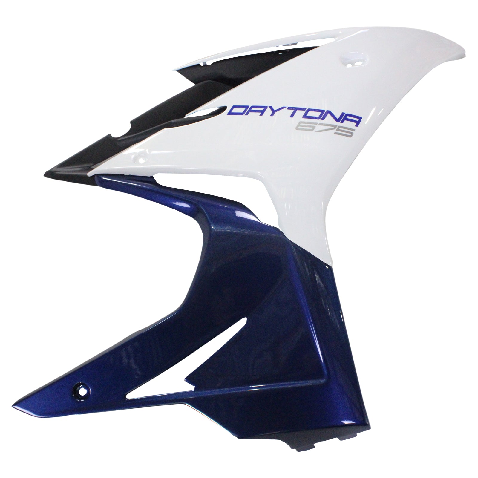 Amotopart Triumph 2013-2017 Daytona 675 White With Blue Fairing Kit