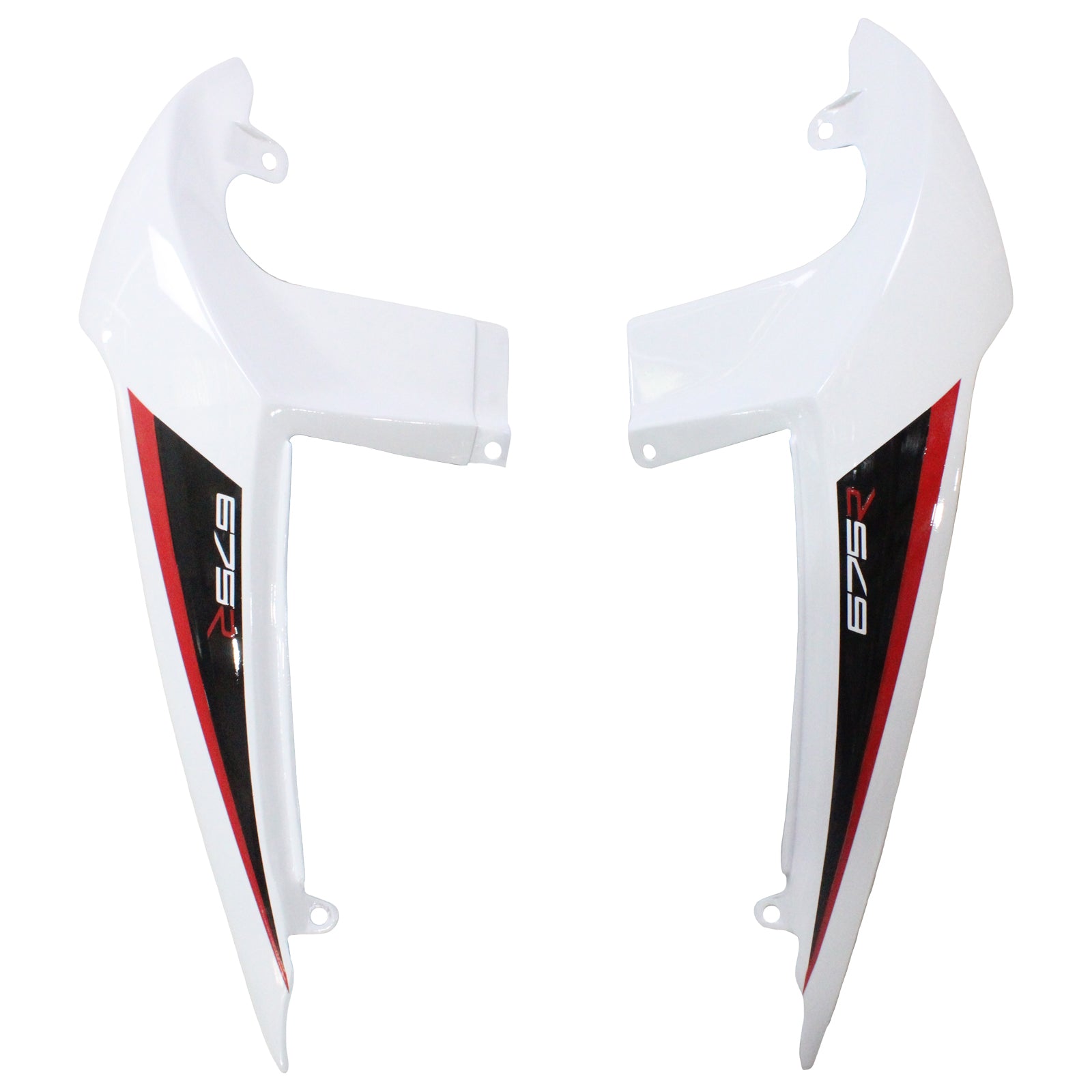 Amotopart Triumph Daytona 675 2013-2017 White&Black Fairing Kit