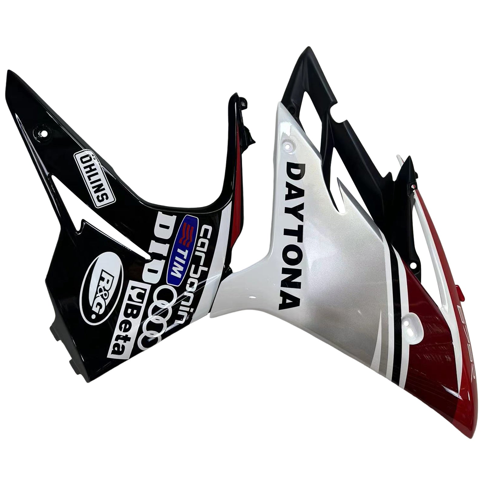 Amotopart Triumph Daytona 675 2013-2017 Red&White Style2 Fairing Kit