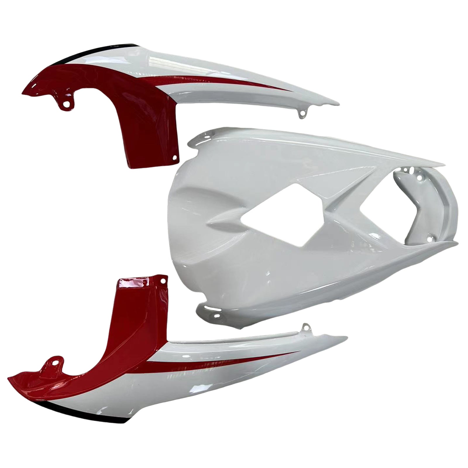 Amotopart Triumph Daytona 675 2013-2017 Red&White Style2 Fairing Kit