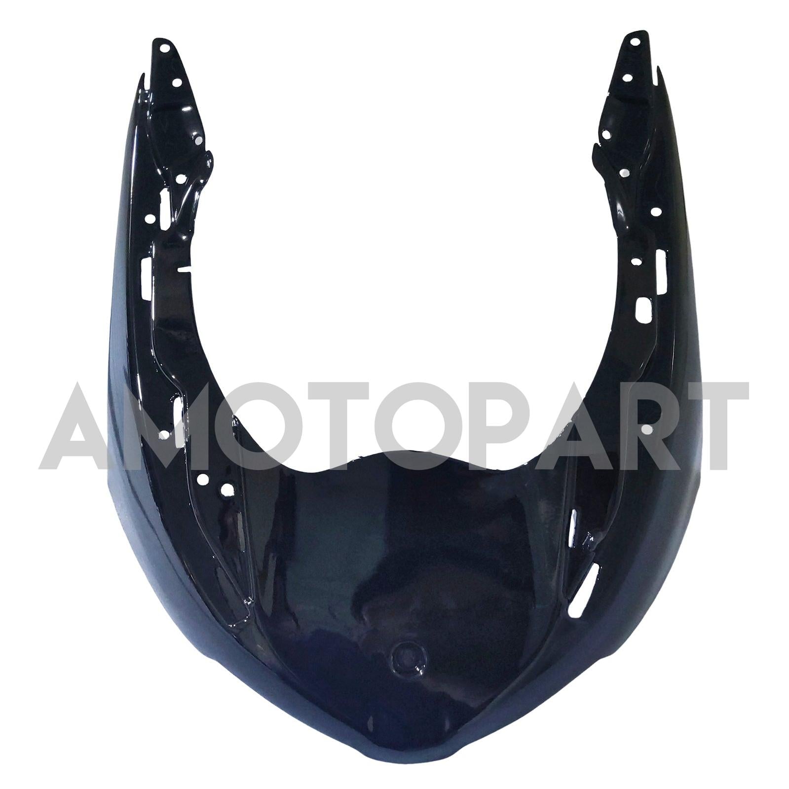 Amotopart 2013-2017 Triumph Daytona 675 Glossy Black Grey Fairing Kit