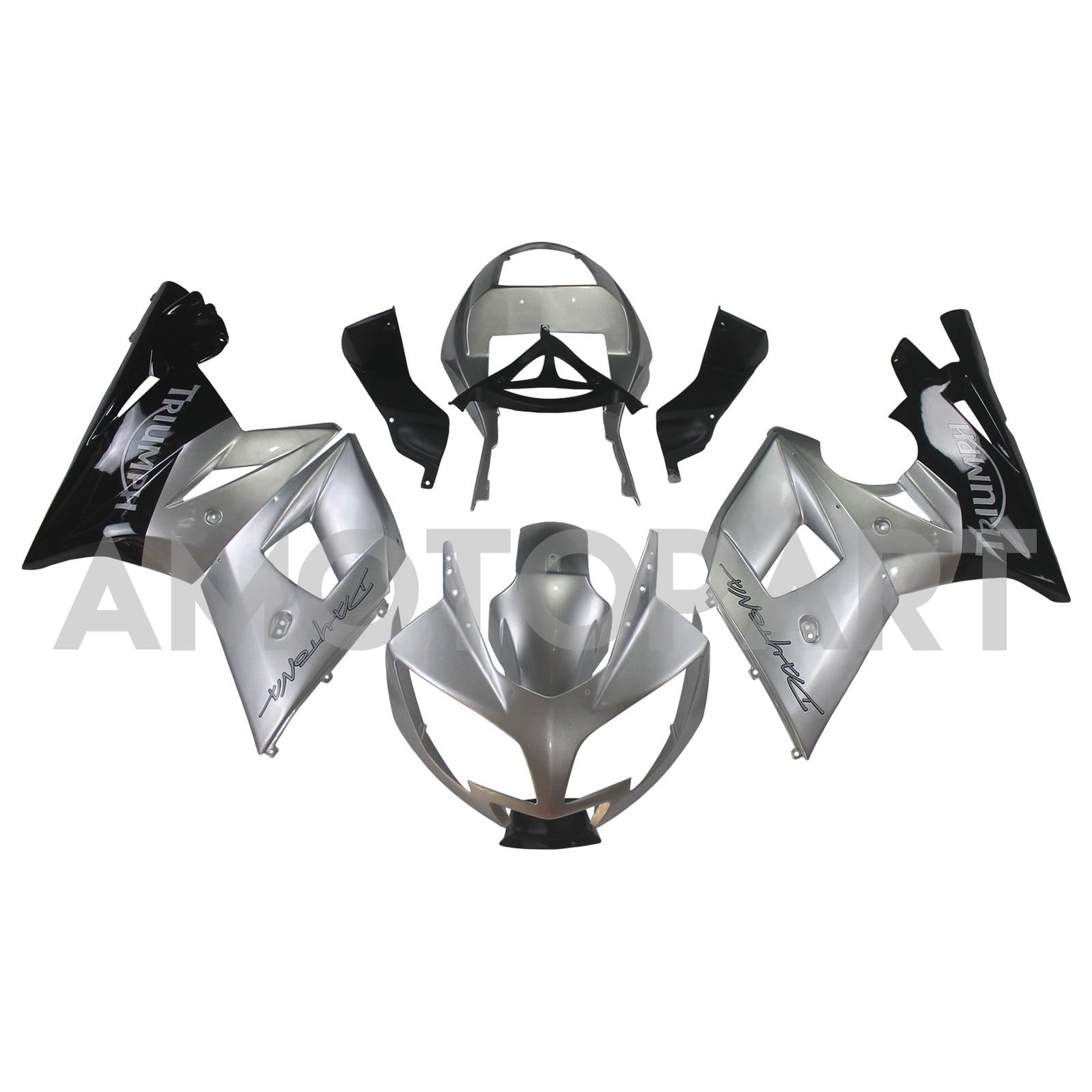 AMOTOPT TRIUMPH 2002-2005 DAYTONA 600/650 SLIVER & BLACK Fairing Kit