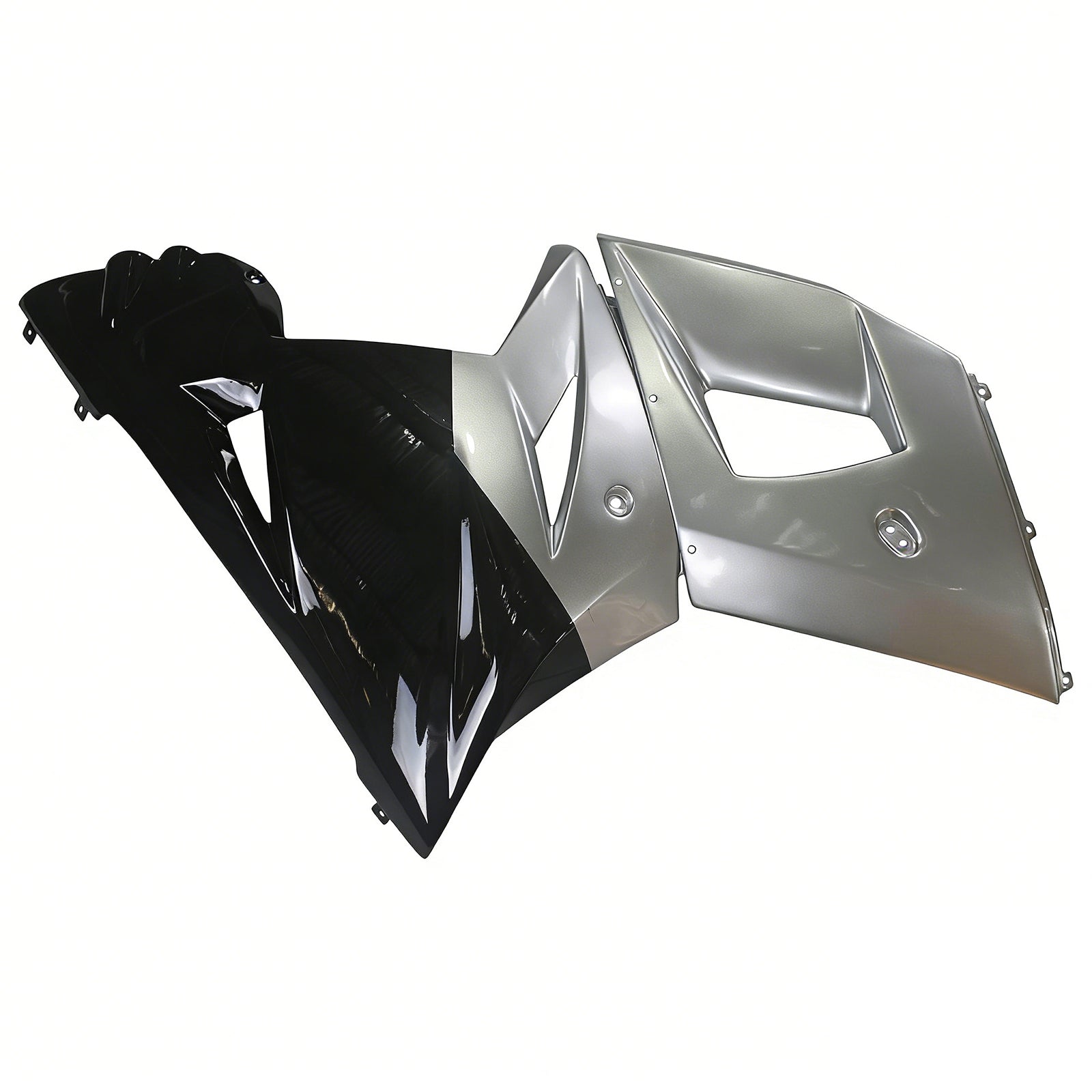 Amotopart Triumph 2002-2005 Daytona 600/650 Sliver&Black Fairing Kit