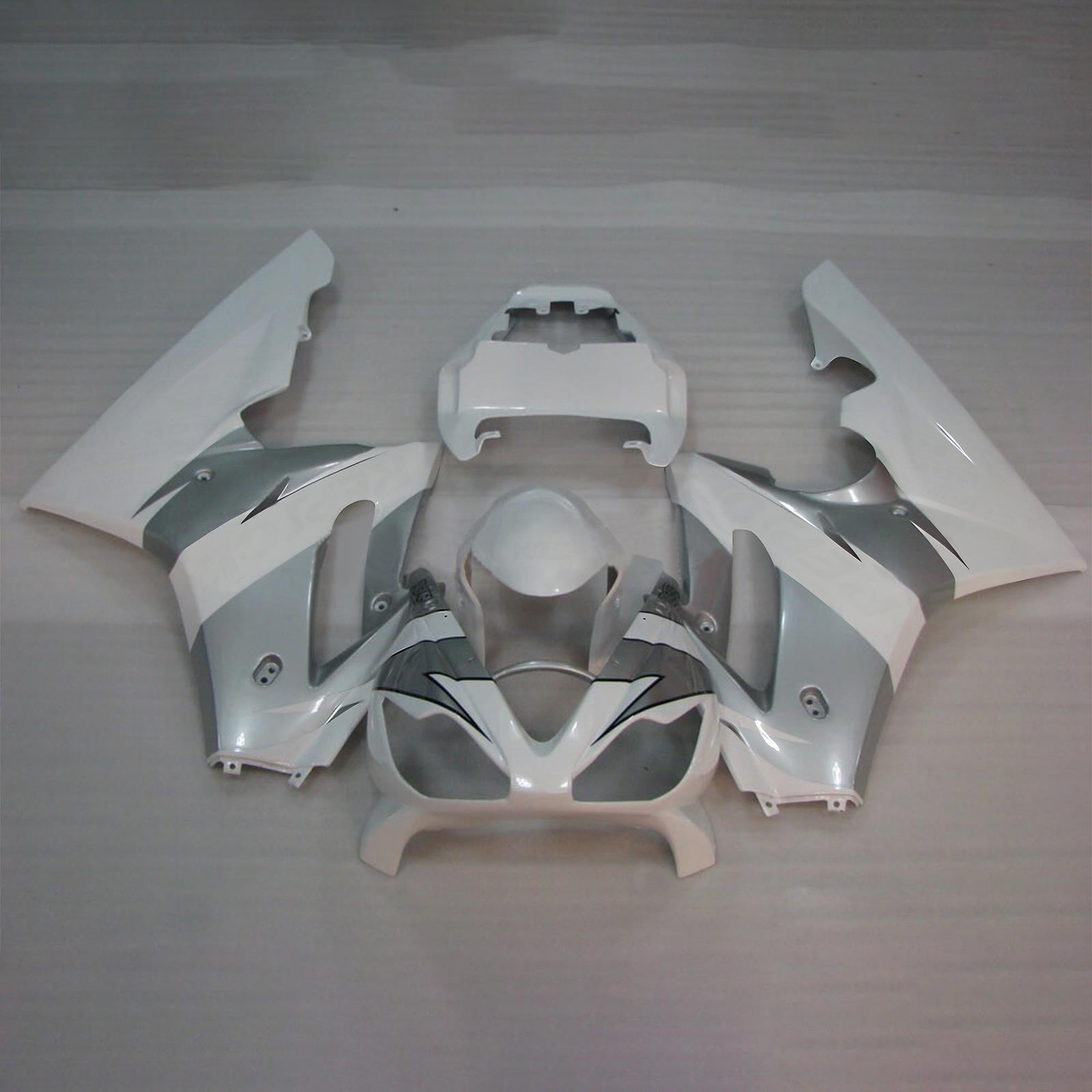 Amotopart Triumph 2002-2005 Daytona 600/650 White Repjol Fairing Kit