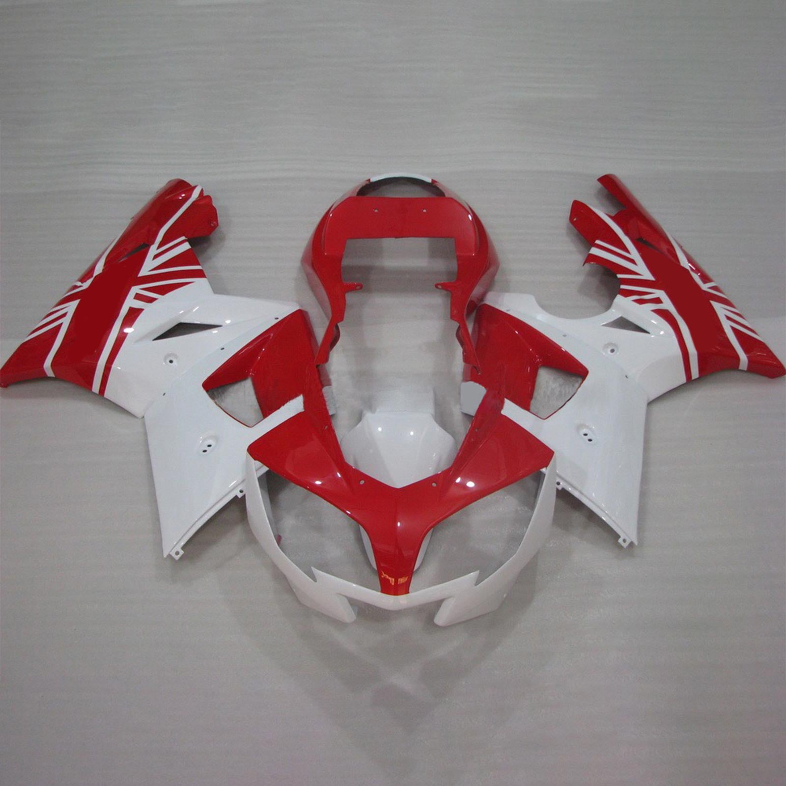 Amotopart Triumph 2002-2005 Daytona 600/650Red&White Fairing Kit