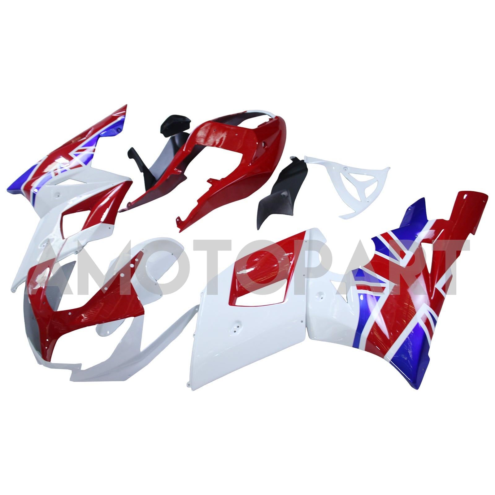 Amotopart 2002-2005 Triumph Daytona 600 650 England Flag Fairing Kit
