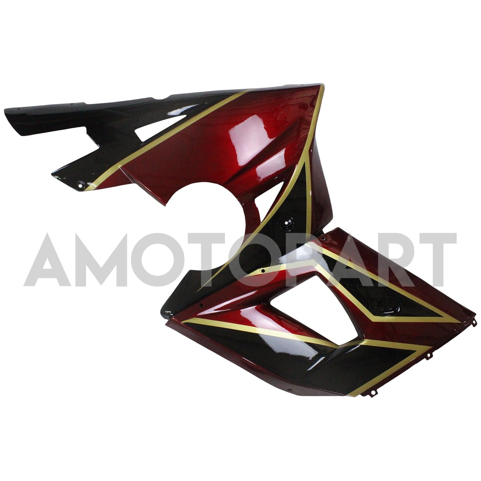Amotopart 2002-2005 Triumph Daytona 600 650 Rouge&Kit de carénage doré