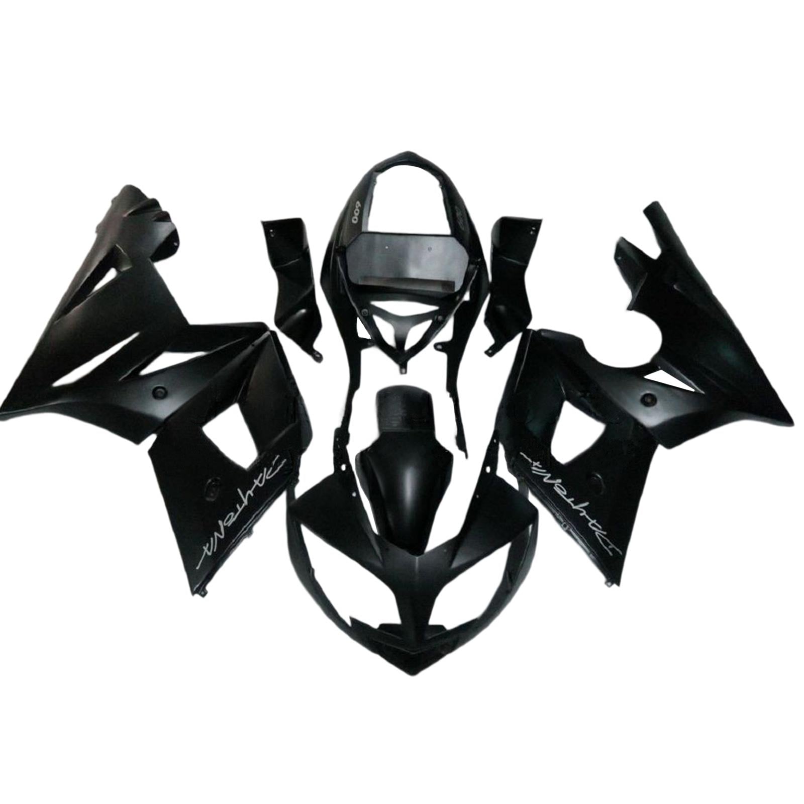 Amotopart 2002-2005 Triumph Daytona 600 650 Kit de carénage noir mat