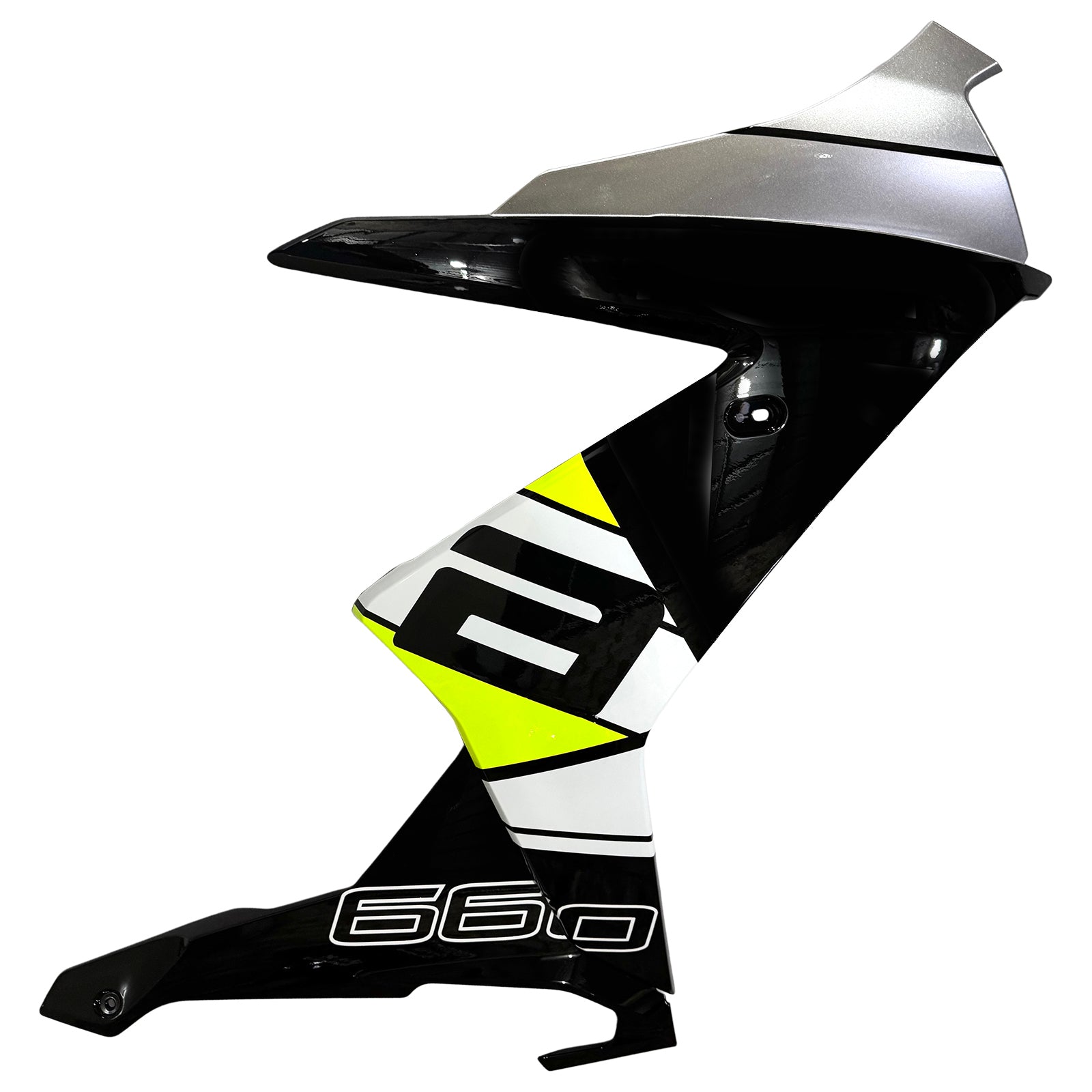 Amotopart 2024-2025 Kit carena Triumph Daytona 660 Nero Bianco Giallo