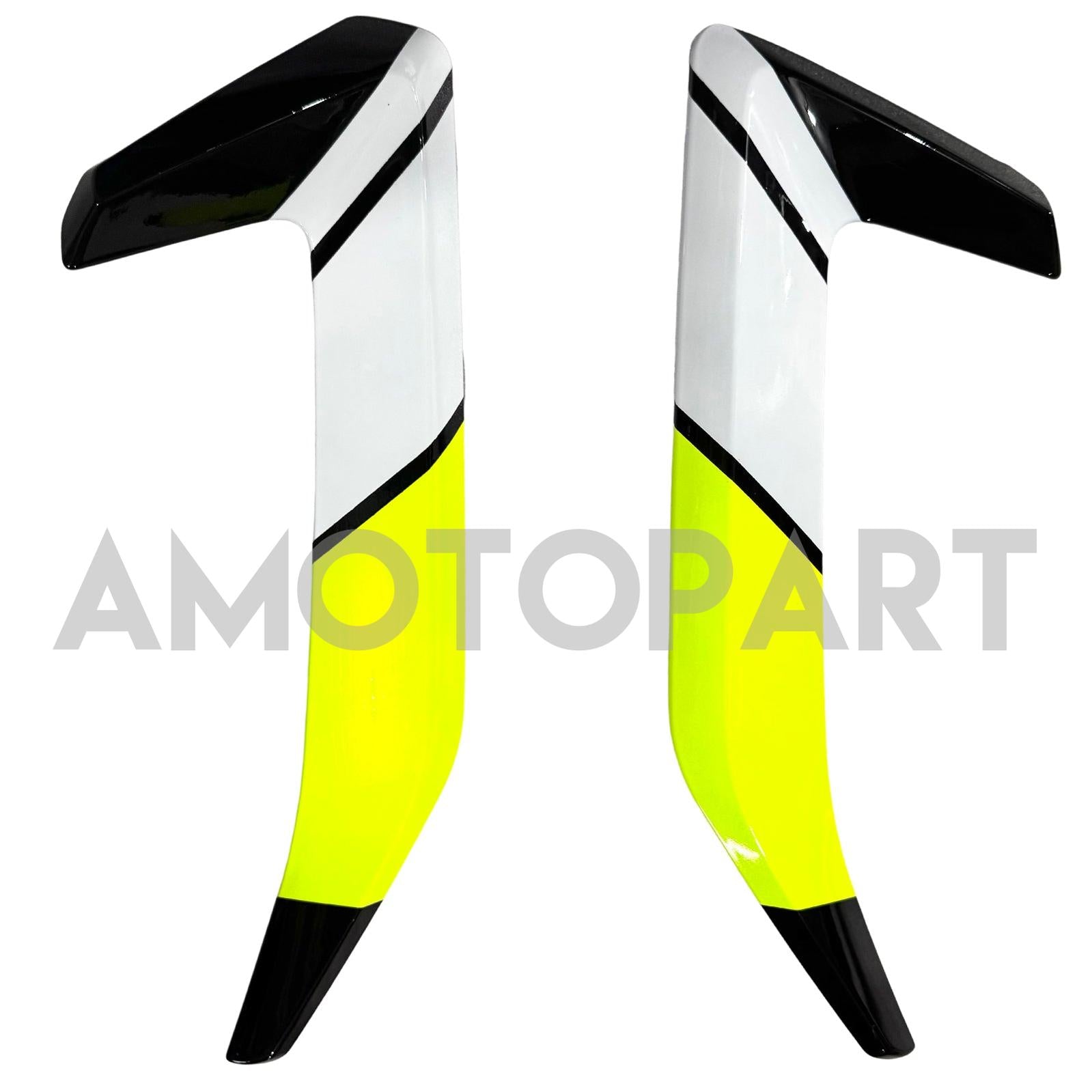 Amotopart 2024-2025 Triumph Daytona 660 Black White Yellow Fairing Kit