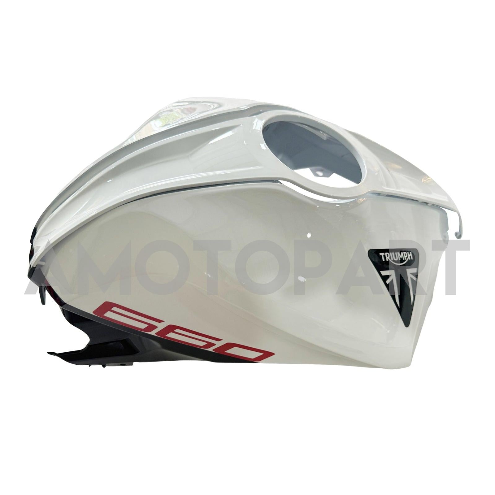 Amotopart 2024-2025 Triumph Daytona 660 Kit de carénage blanc noir rouge