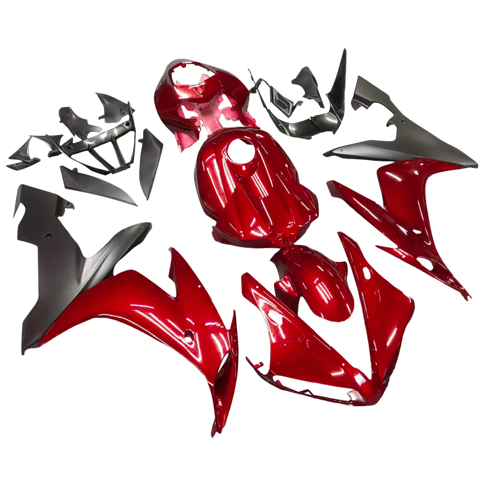 Amotopart 2004 2005 2006 YAMAHA YZF R1 Fairing Gloss Red Kit