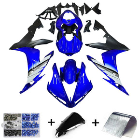 Amotopart 2004–2006 Yamaha YZF R1 Verkleidung Blau Schwarz Kit