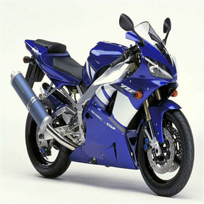 Amotopart Verkleidungen Yamaha YZF R1 2000–2001 Verkleidung, blaues Verkleidungsset