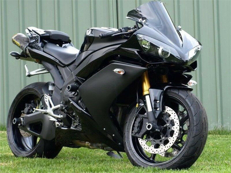 Amotopart 2007-2008 ヤマハ YZF R1 フェアリング グロスマットブラックキット