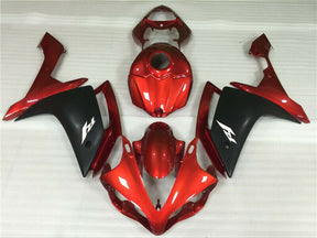 Amotopart 2006-2007 Yamaha  YZF R6 Fairing Red Black Fairing Kit