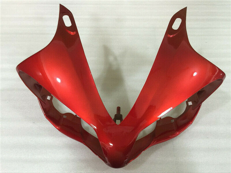 Amotopart 2006–2007 Yamaha YZF R6 Verkleidung, rot-schwarzes Verkleidungsset