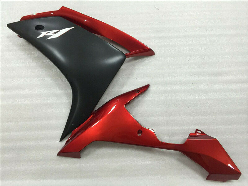 Amotopart 2006–2007 Yamaha YZF R6 Verkleidung, rot-schwarzes Verkleidungsset