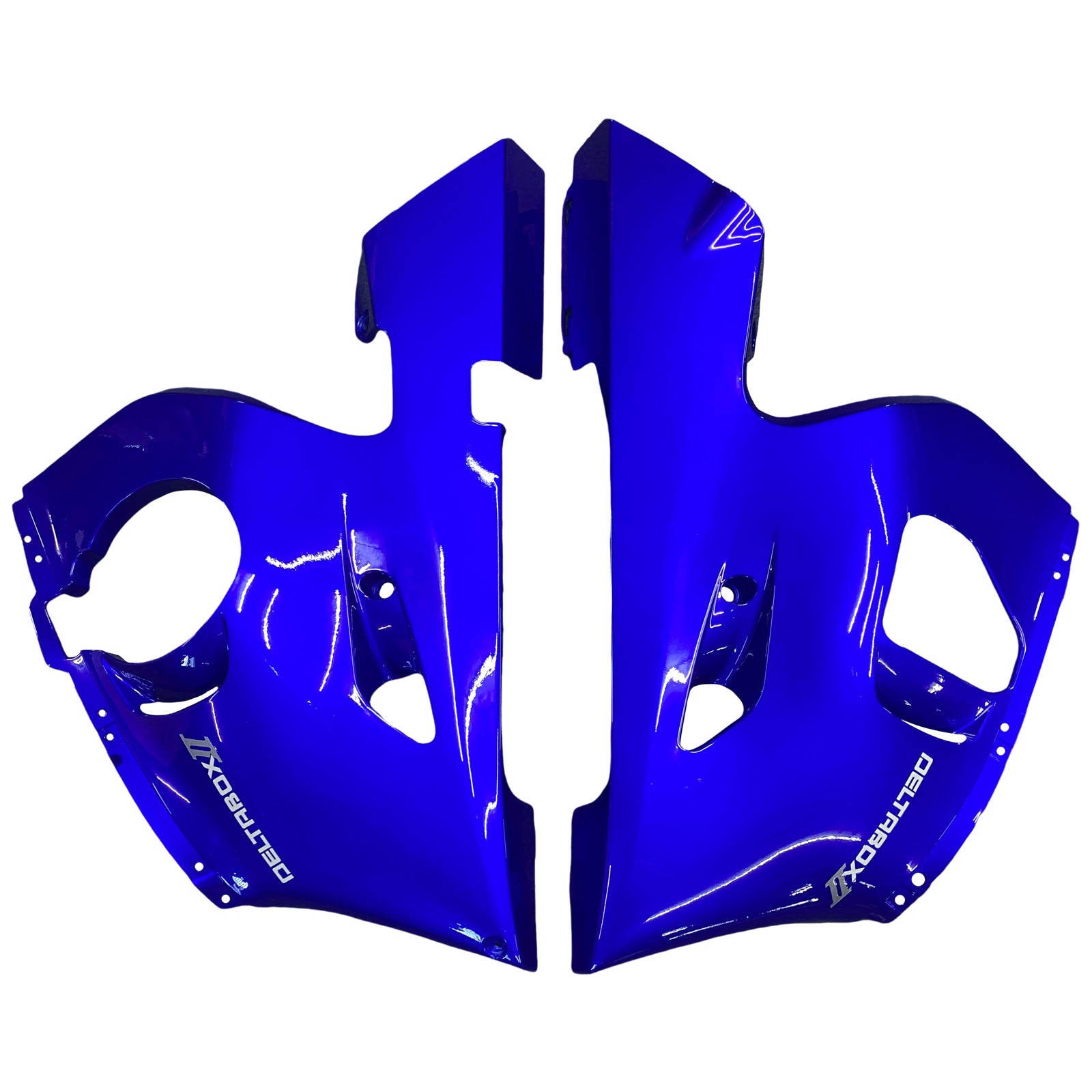 Amotopart 1998–2002 Yamaha YZF R6 Verkleidung, blau-weißes Verkleidungsset