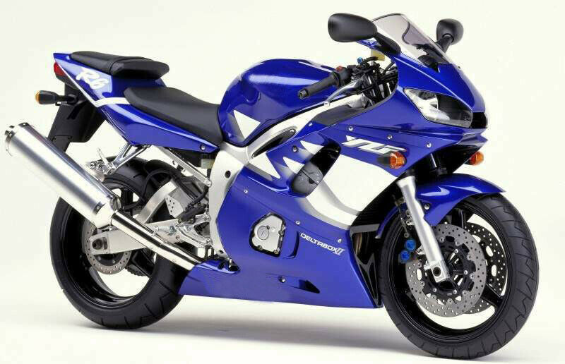 Amotopart 1998-2002 Kit carena Yamaha YZF R6 blu bianco