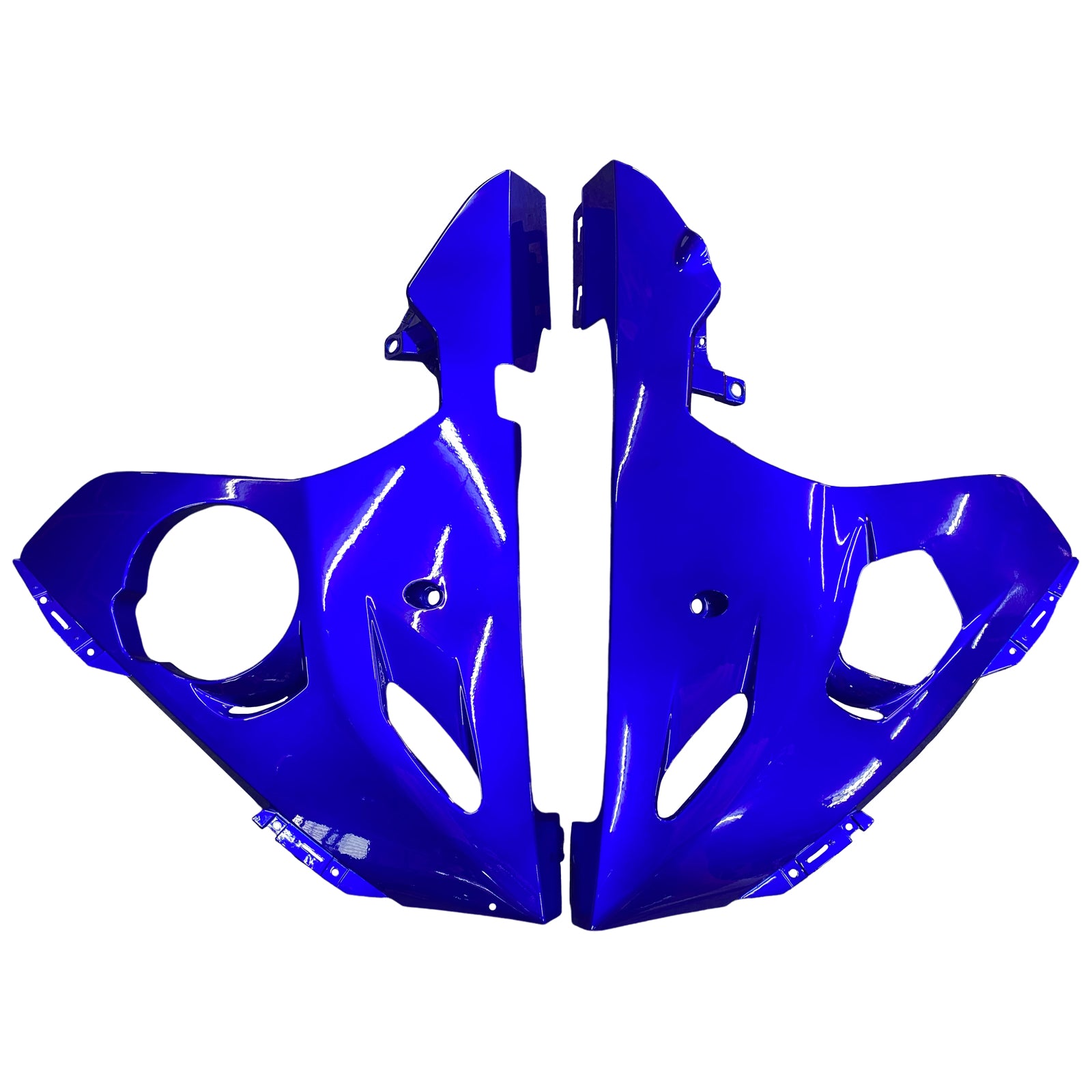 Amotopart 2003 2004 Yamaha YZF R6 Fairing Blue White Kit