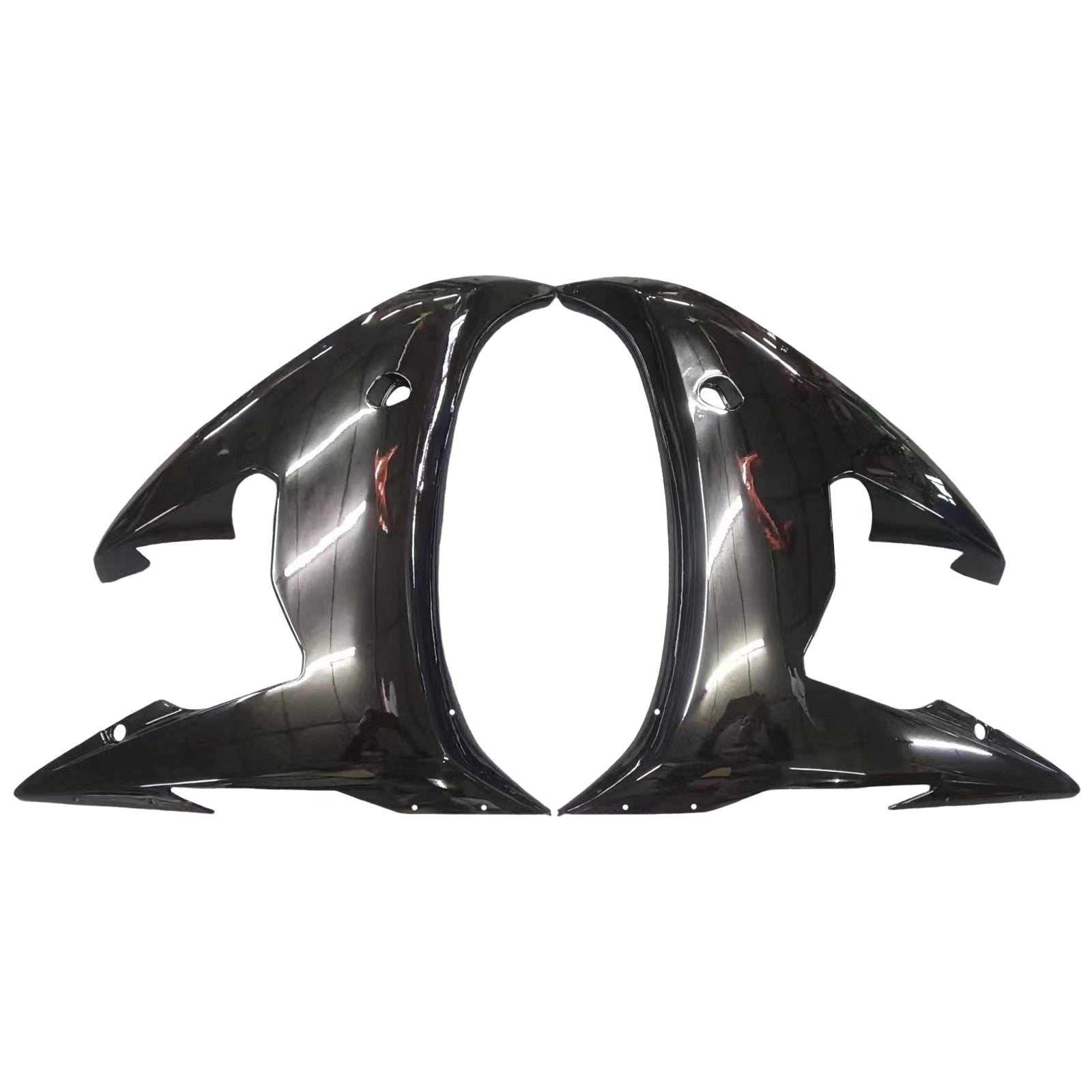 Amotopart 2003-2004 Yamaha YZF R6 Fairing Gloss Black Kit