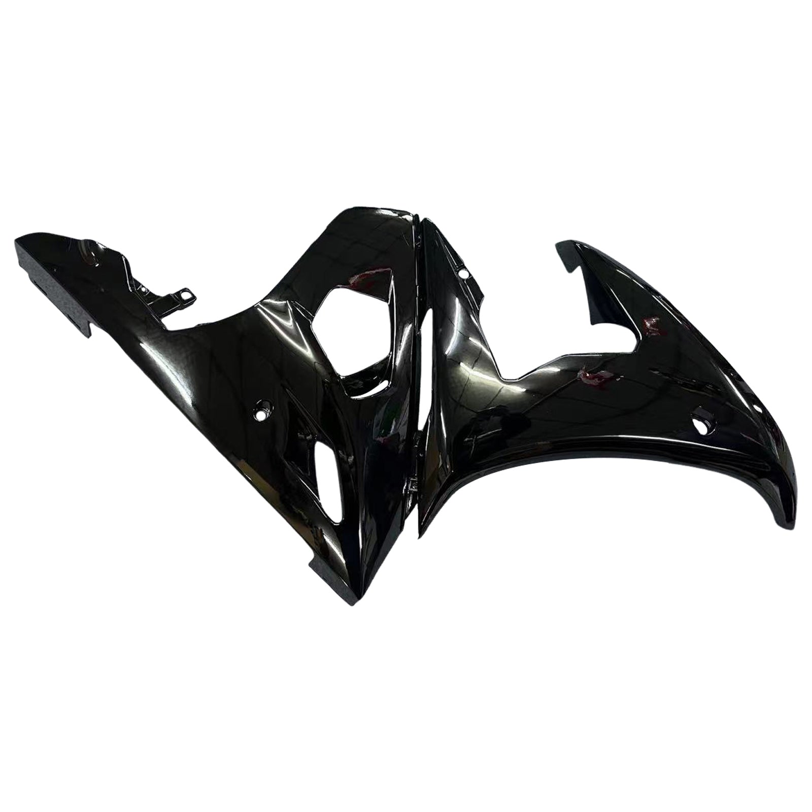 Amotopart 2005 Yamaha YZF R6 Fairing Gloss Black Kit