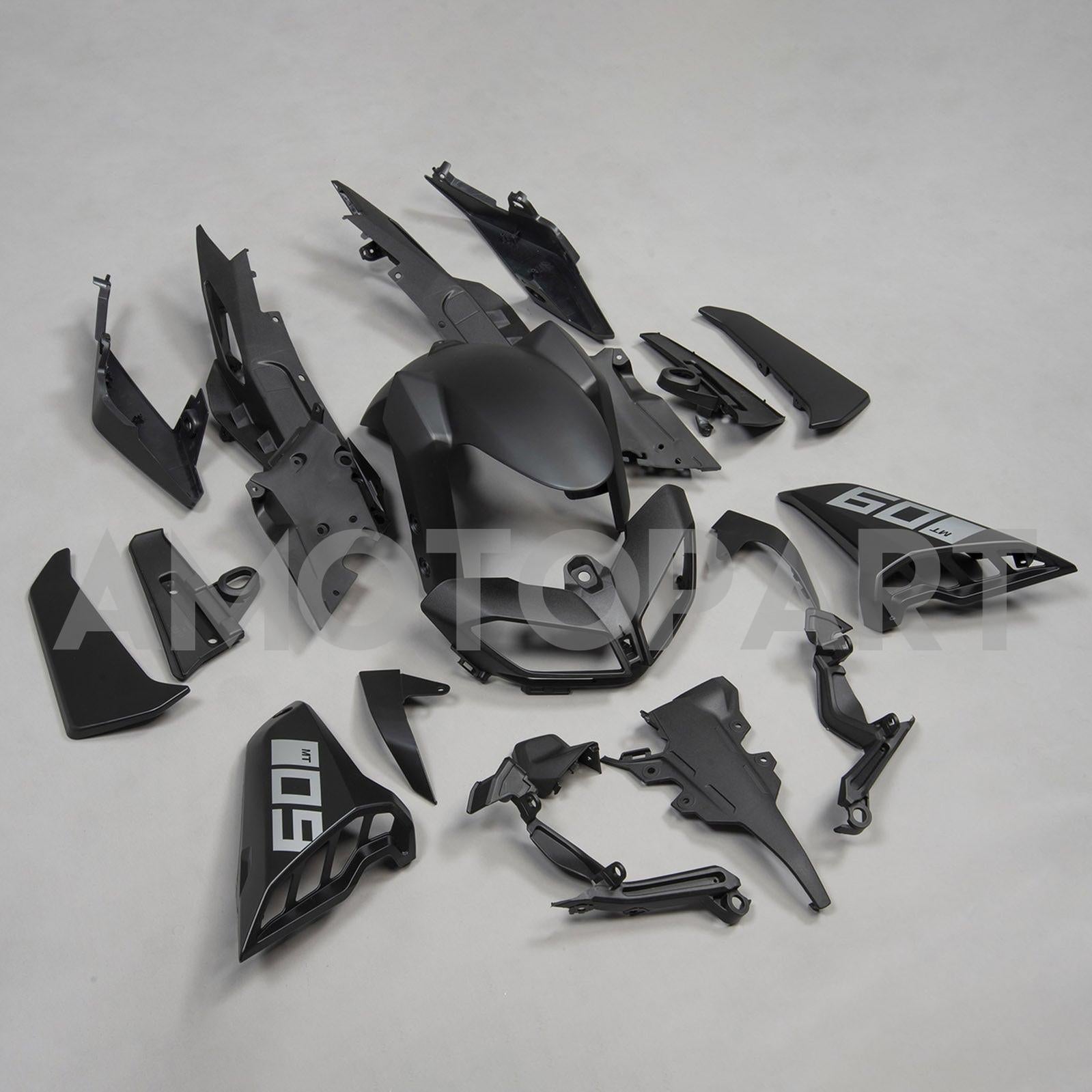 Amotopart 2017-2020 Yamaha MT-09 Black Fairing Kit